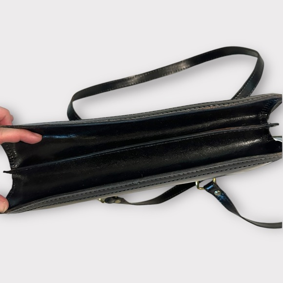 Vintage Office siren briefcase bag with 4 compartments and 2 zipper pockets. - Picture 5 of 5